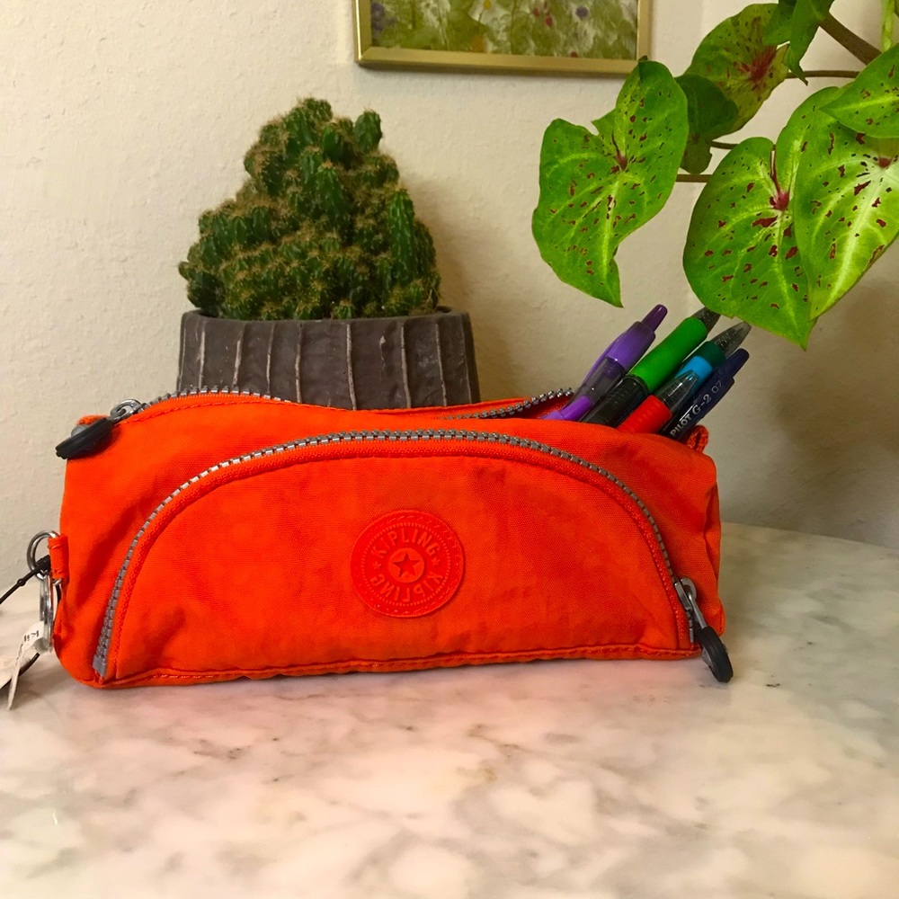 Kipling Cute Pencil Case Orange